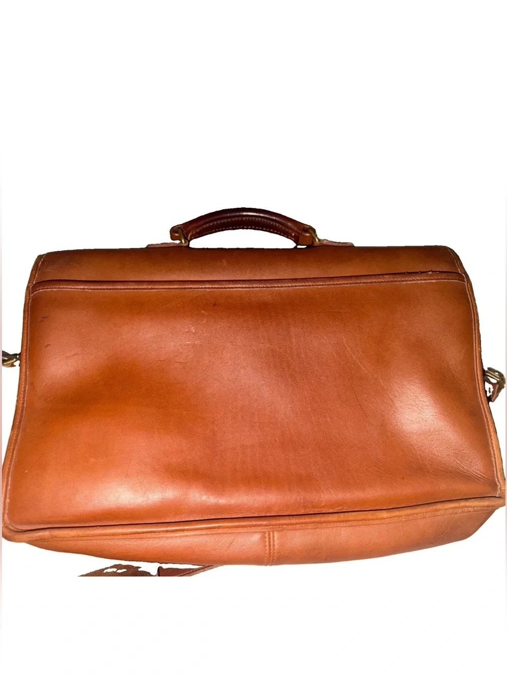 Coach USA Glove‑Tanned Leather Briefcase No. B6C‑5275 – Vintage Brown